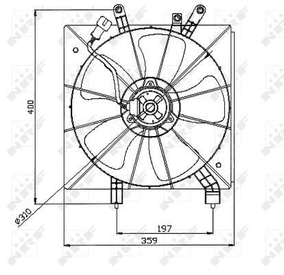 Wentylator NRF 47043