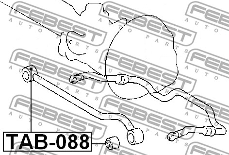 Tuleja wahacza FEBEST TAB-088