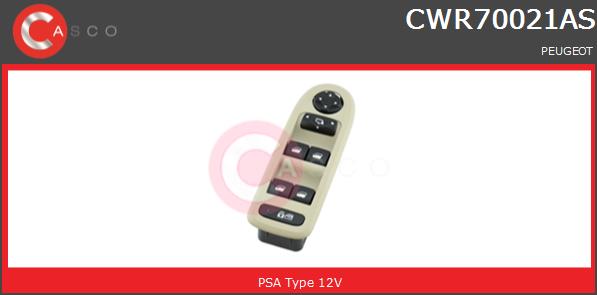 Przełącznik podnośnika szyby CASCO CWR70021AS
