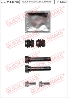 Zestaw tulei prowadzących zacisk hamulca QUICK BRAKE 113-1377X