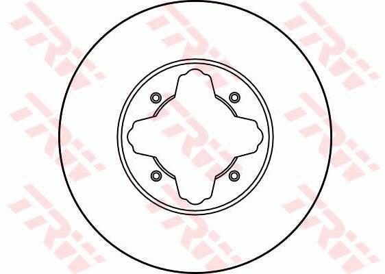 Tarcza hamulcowa TRW DF2679