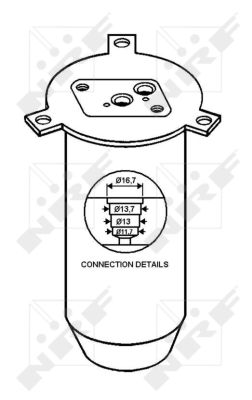 Osuszacz klimatyzacji NRF 33045