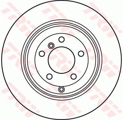 Tarcza hamulcowa TRW DF4955S