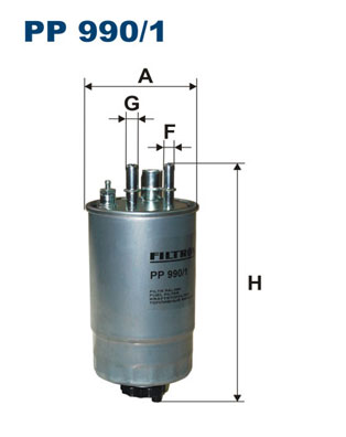 Filtr paliwa FILTRON PP990/1