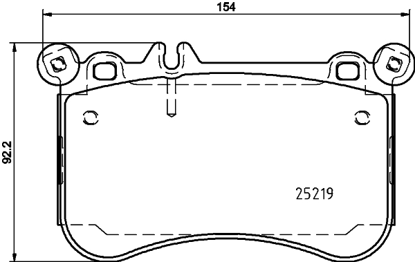 Klocki hamulcowe HELLA 8DB 355 019-611