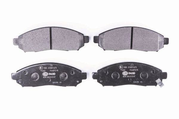 Klocki hamulcowe HELLA 8DB 355 012-071