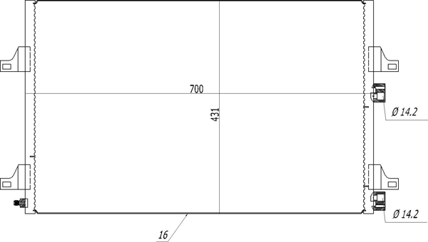 Skraplacz klimatyzacji HART 619 068