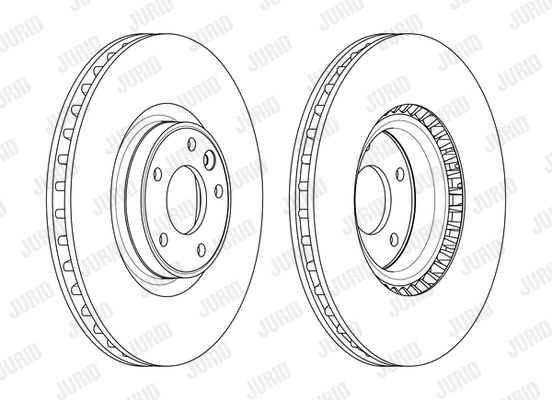 Tarcza hamulcowa JURID 563179JC-1