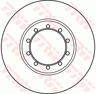 Tarcza hamulcowa TRW DF6049
