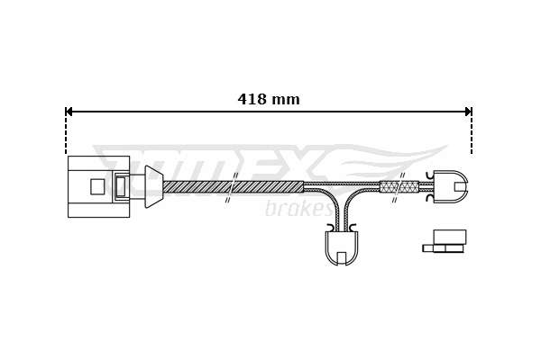 Czujnik zużycia klocków TOMEX BRAKES TX 30-51