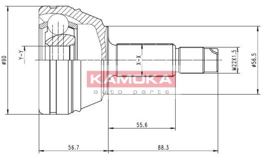 Przegub KAMOKA 7126
