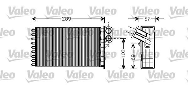 Nagrzewnica VALEO 812322