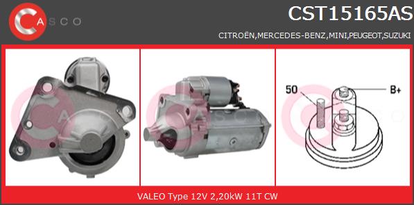 Rozrusznik CASCO CST15165AS