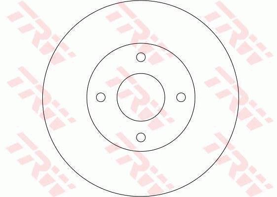 Tarcza hamulcowa TRW DF4169