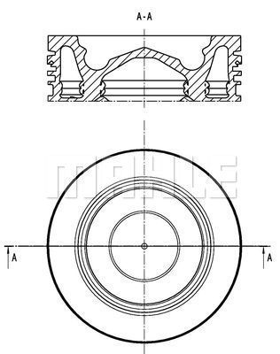 Tłok MAHLE 061 PI 00139 000