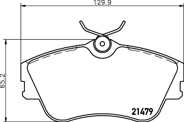 Klocki hamulcowe HELLA 8DB 355 018-071