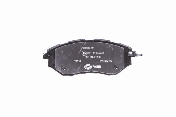 Klocki hamulcowe HELLA 8DB 355 012-031