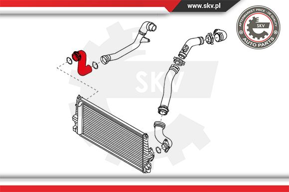 Przewód powietrza doładowującego ESEN SKV 24SKV101