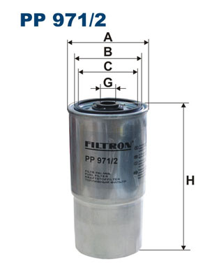 Filtr paliwa FILTRON PP971/2