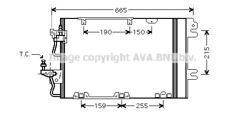 Skraplacz klimatyzacji AVA QUALITY COOLING OL5384D