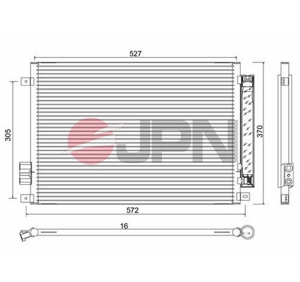 Skraplacz klimatyzacji JPN 60C9099-JPN