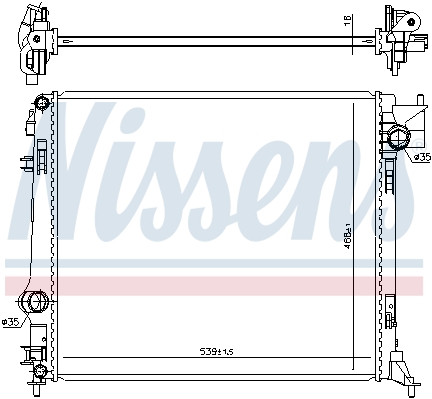 Chłodnica NISSENS 637663
