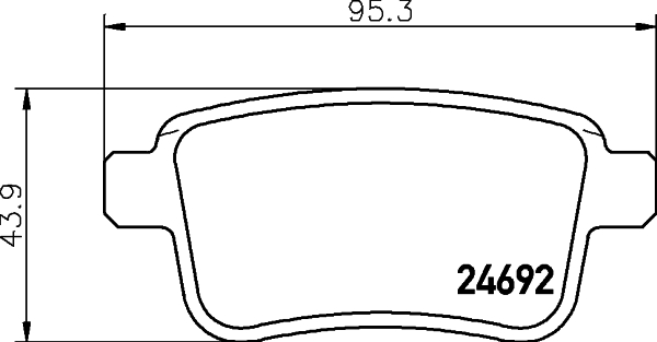 Klocki hamulcowe HELLA 8DB 355 013-971