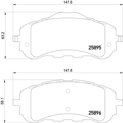 Klocki hamulcowe HELLA 8DB 355 021-321