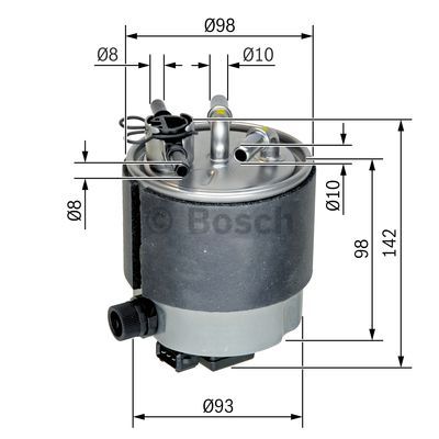 Filtr paliwa BOSCH F 026 402 126
