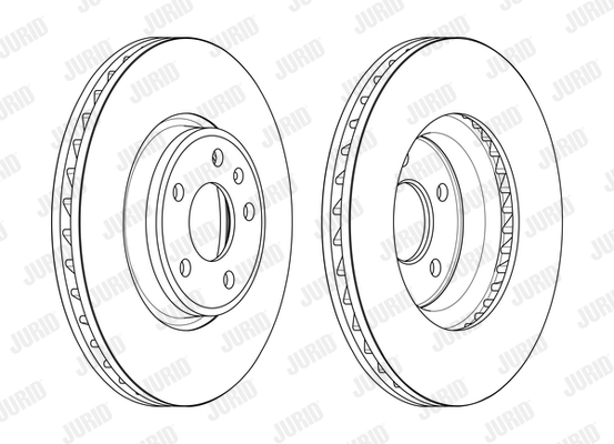 Tarcza hamulcowa JURID 563174JC-1