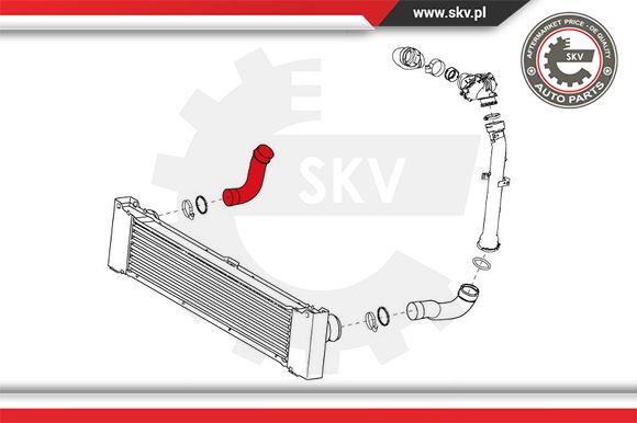 Przewód powietrza doładowującego ESEN SKV 24SKV603