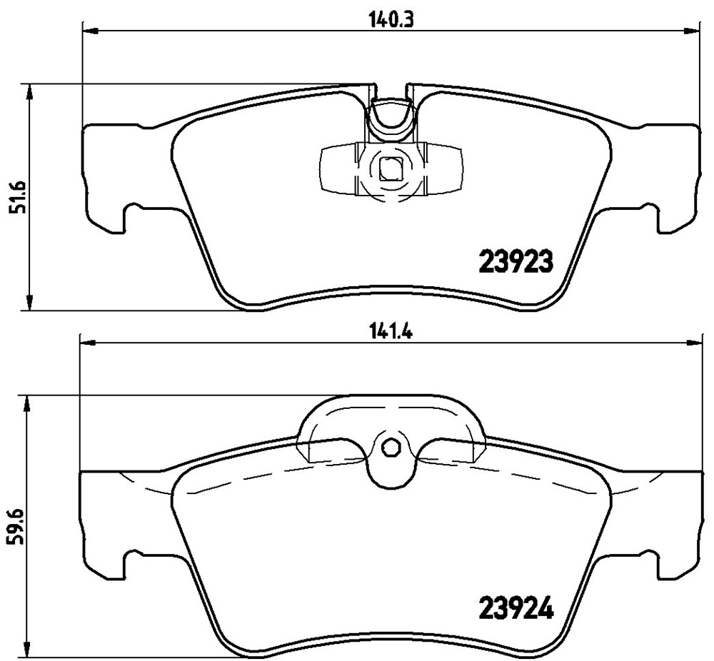 Klocki hamulcowe BREMBO P 50 064