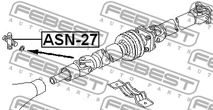 Łącznik wału napędowego FEBEST ASN-27
