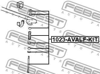 Łącznik stabilizatora FEBEST 1023-AVALF-KIT
