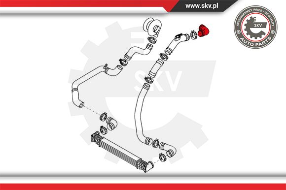 Przewód powietrza doładowującego ESEN SKV 24SKV100