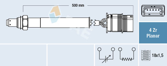Sonda lambda FAE 77757
