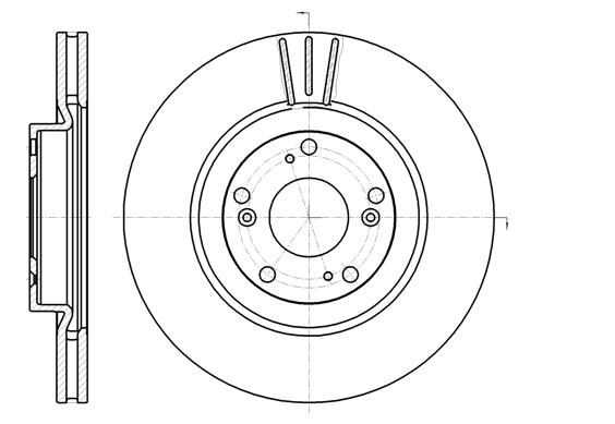 Tarcza hamulcowa REMSA 61297.10