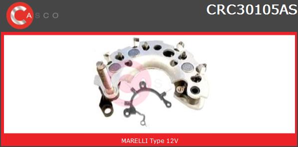 Mostek prostowniczy alternatora CASCO CRC30105AS