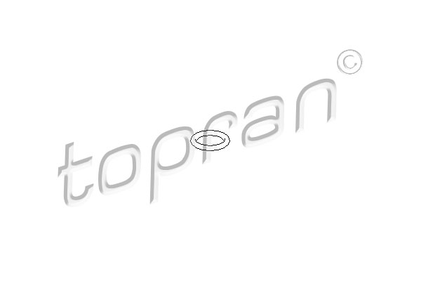 Uszczelka pompy oleju TOPRAN 205 589