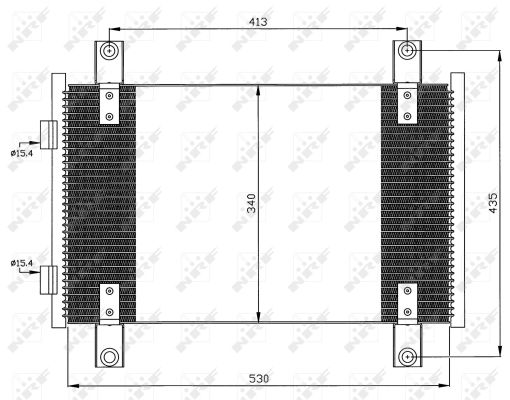 Skraplacz klimatyzacji NRF 35501