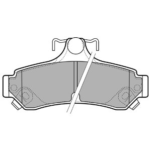 Klocki hamulcowe DELPHI LP2700