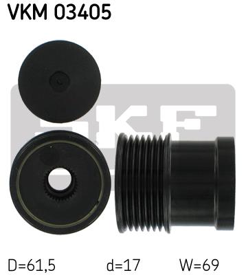 Sprzęgło alternatora SKF VKM 03405