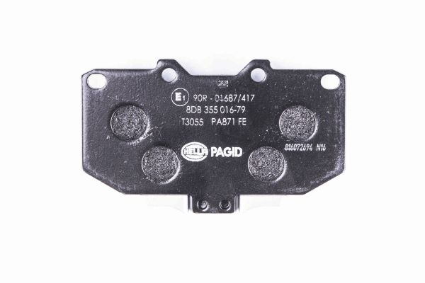 Klocki hamulcowe HELLA 8DB 355 016-791
