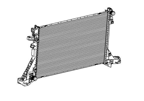 Chłodnica, układ chłodzenia silnika MAHLE CR 2724 000P