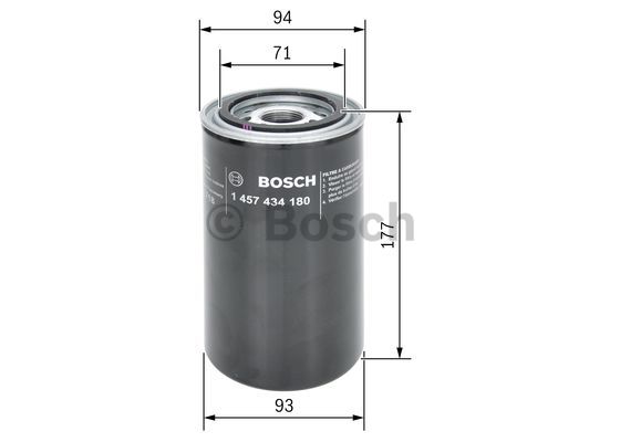 Filtr paliwa BOSCH 1 457 434 180
