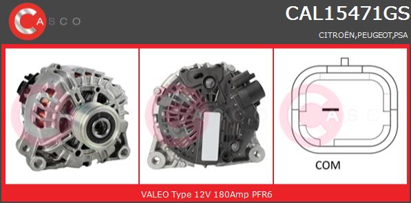 Alternator CASCO CAL15471GS
