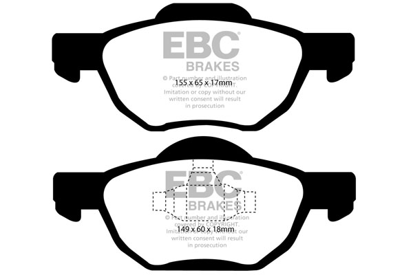Klocki hamulcowe EBC BRAKES DP21525