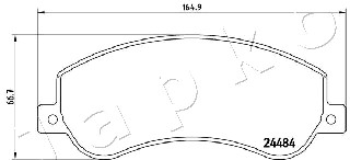 Klocki hamulcowe JAPKO 500940