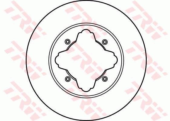 Tarcza hamulcowa TRW DF2024