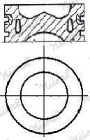 Tłok NÜRAL 87-432907-00